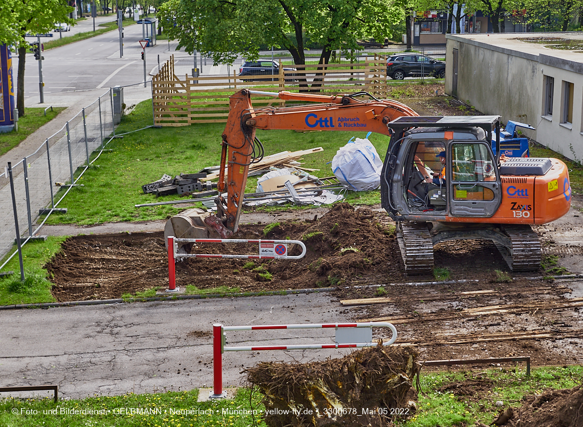 05.05.2022 - Baustelle am Haus für Kinder in Neuperlach